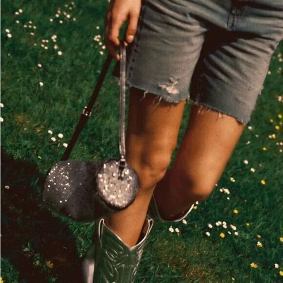 ZARA‎ SHIMMERY DUFFEL BAG - Picture 1 of 10